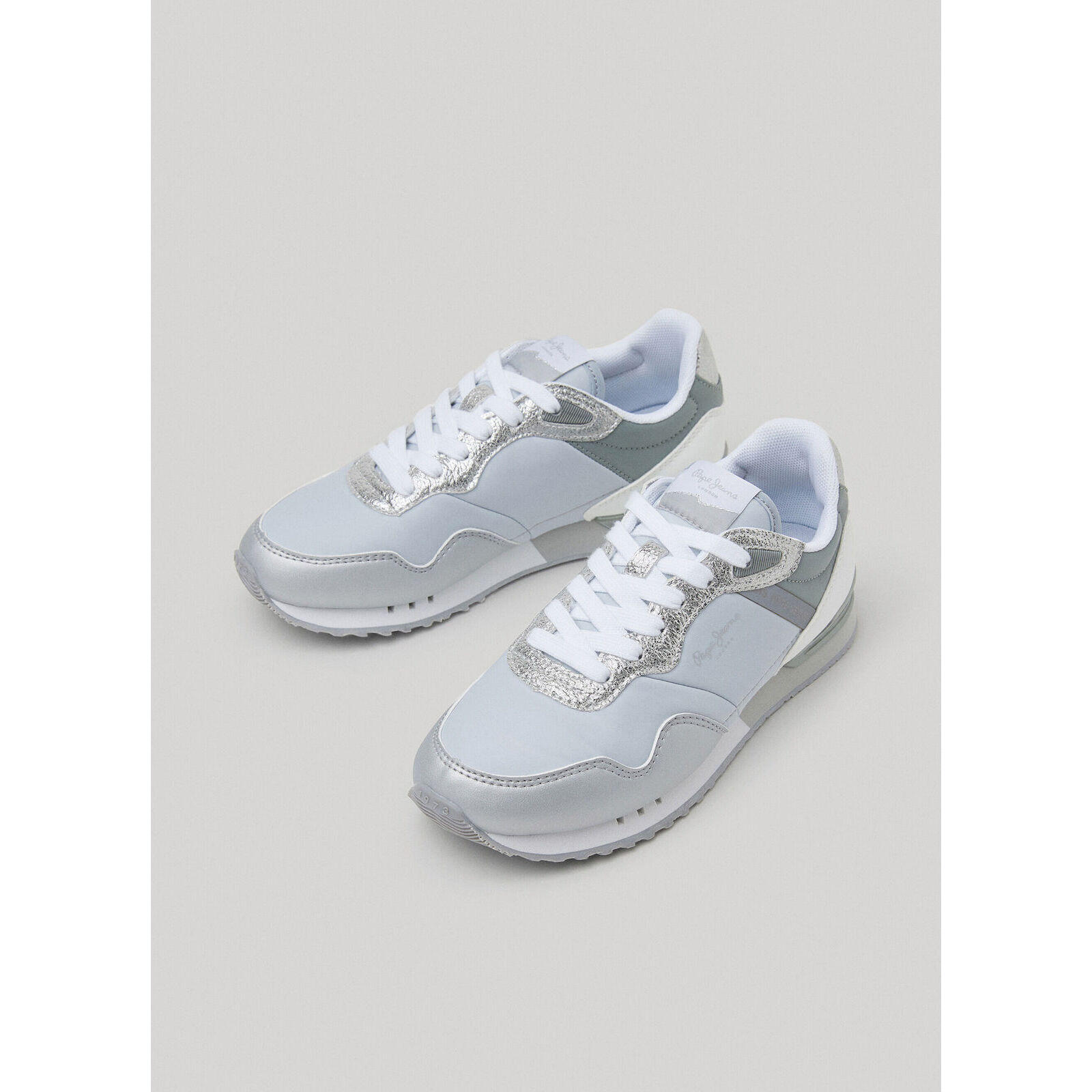 Scarpe da ginnastica Pepe Jeans London Albal W, Grigio, Donne 3/5