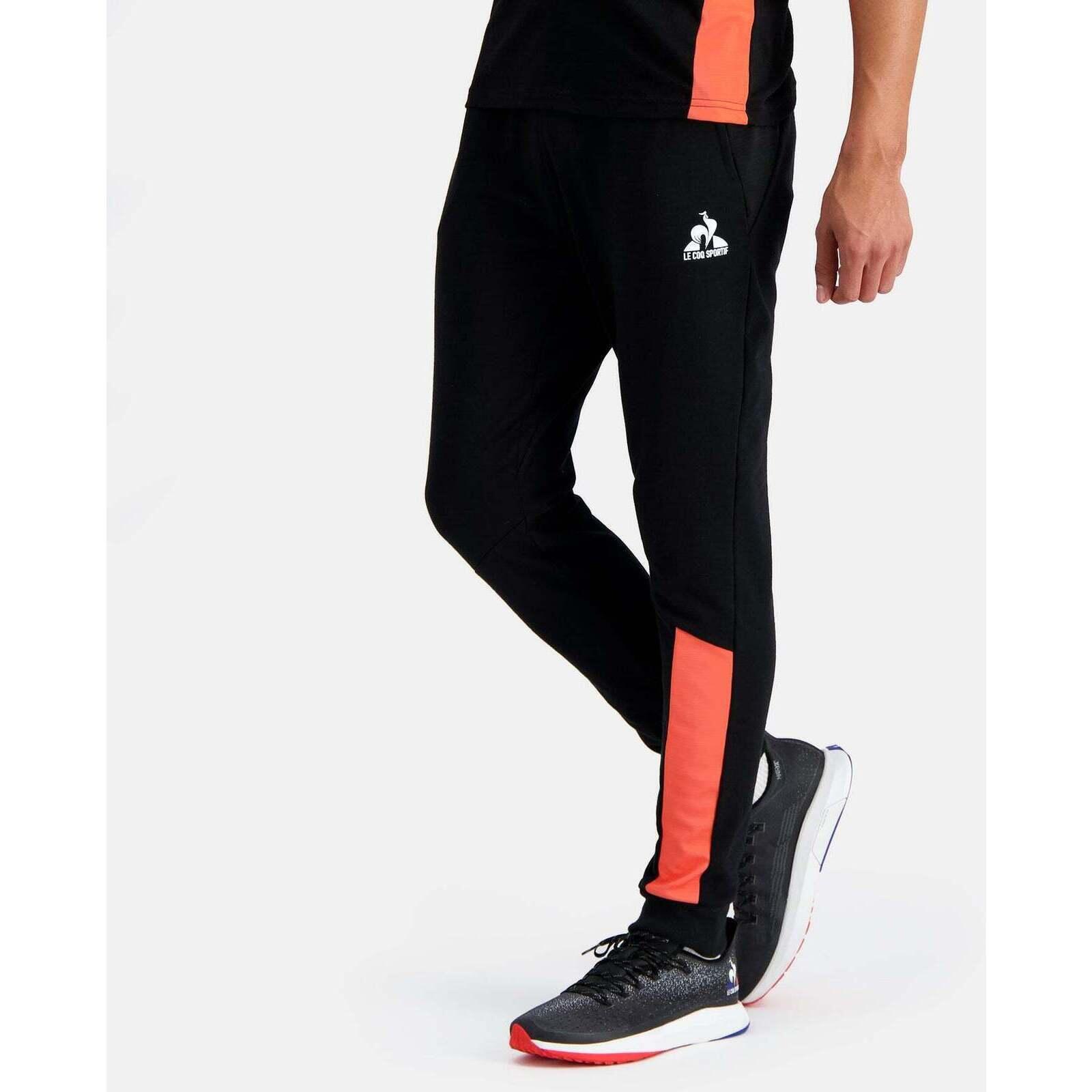 Pantalon Le Coq Sportif Training Sp Pant Regular No2 M, Noir, Hommes 3/5