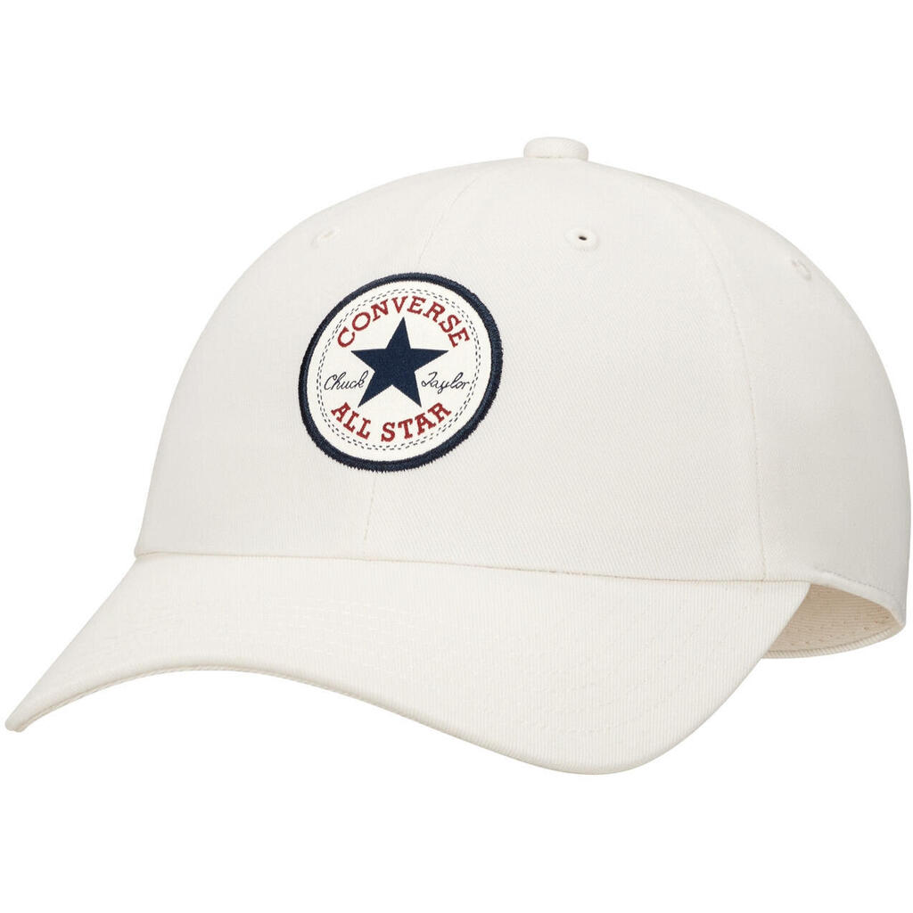 Cap Converse All Star Patch Baseball Hat, White, Unisex