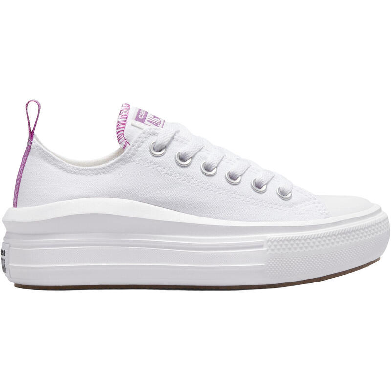 Baskets Converse Con Buty Chuck Taylor All Star Move, Blanc, Enfants