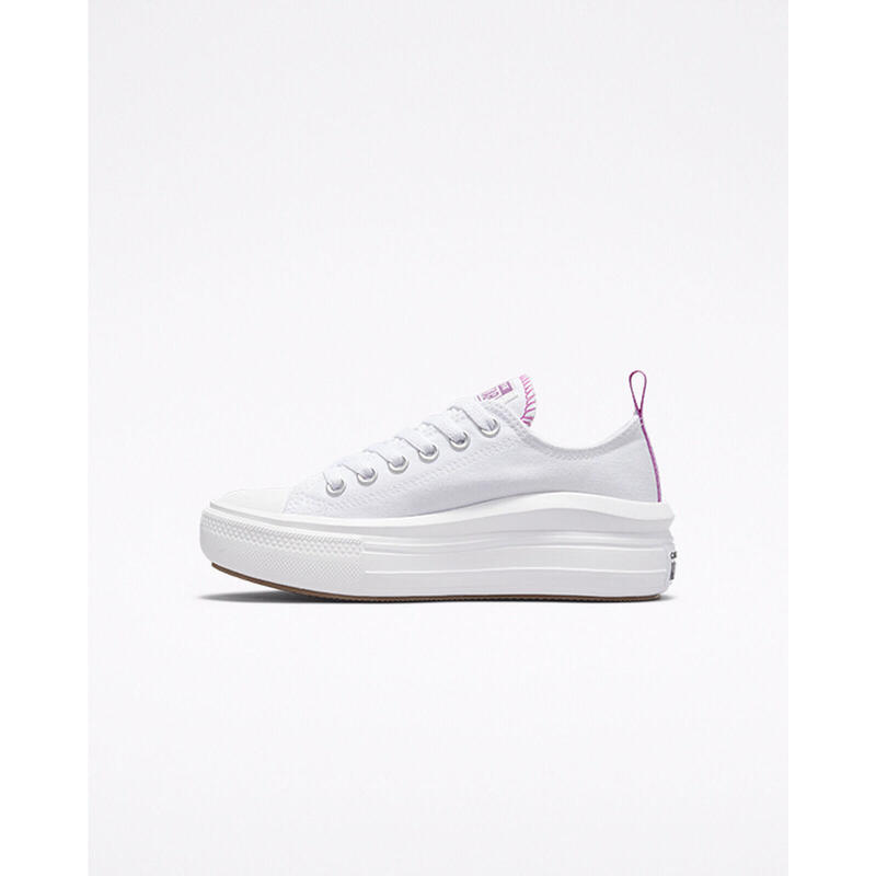 Baskets Converse Con Buty Chuck Taylor All Star Move, Blanc, Enfants