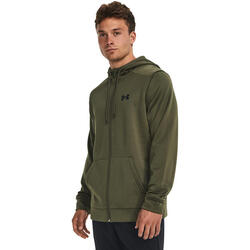 Capot Under Armour Fleece Full-Zip Hoodie, Vert, Hommes