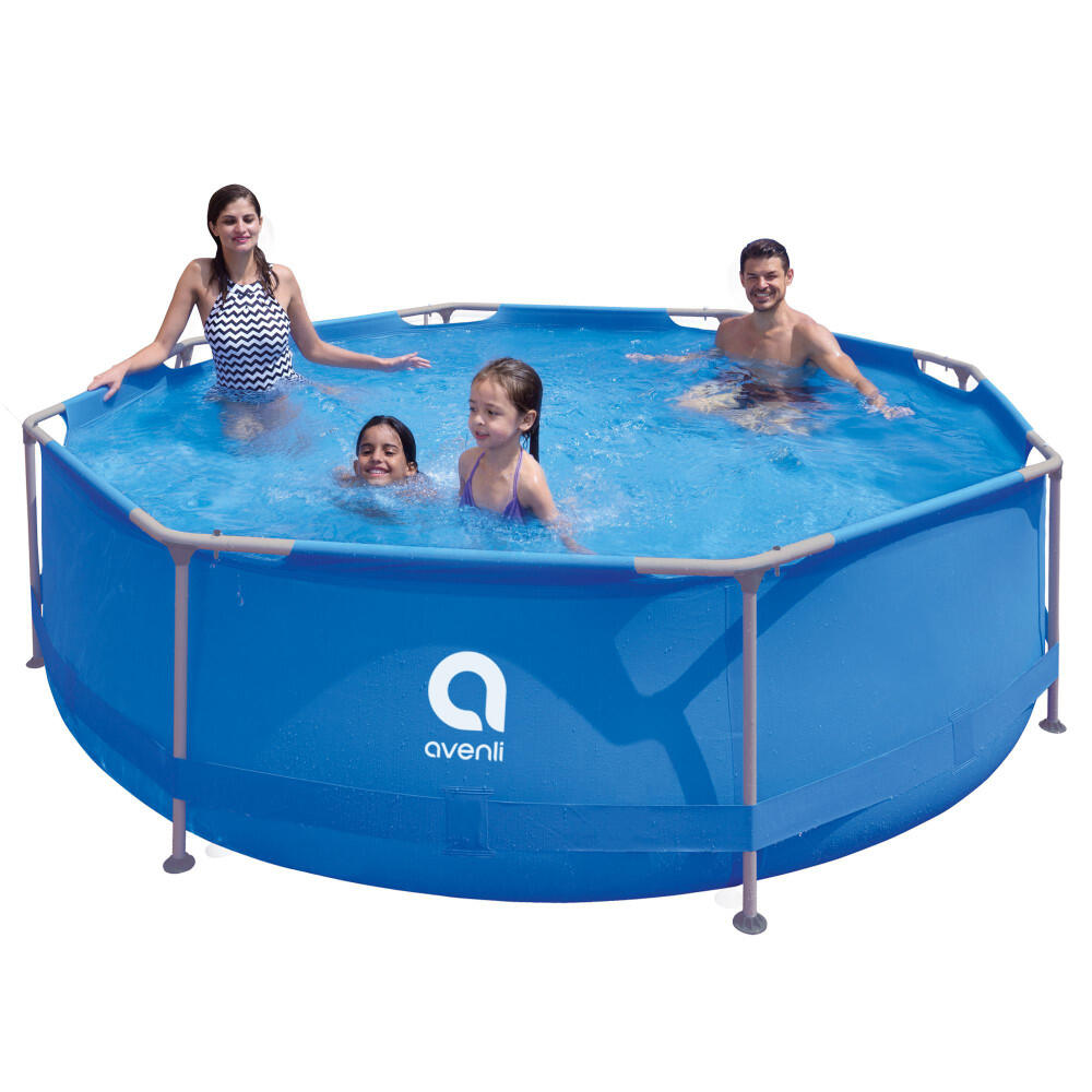 Schwimmbad AVENLI Sirocco Blue 300 x 76 cm Set mit Kartuschenfiltration 7/7