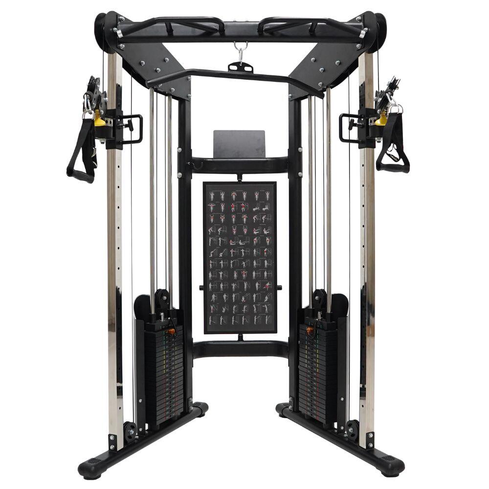 Force Usa - Functional Trainer Double Poulie - Appareil Multifonction - Noir - Taille Unique - Decathlon