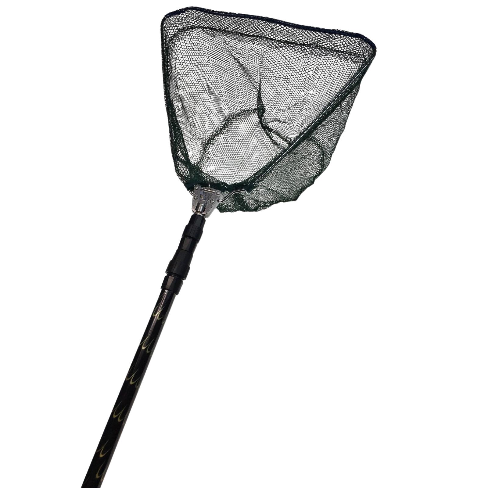 Telescopic Fishing Landing Net Rod Adjustable Foldable Pole Fish