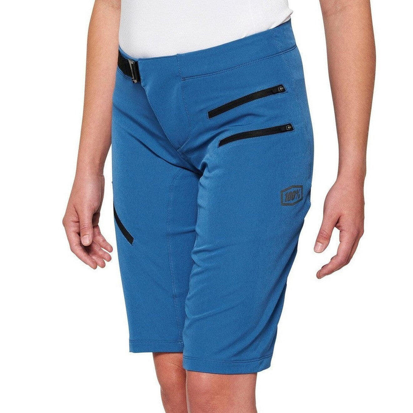 100 Percent AIRMATIC Women's Shorts Slate Blue