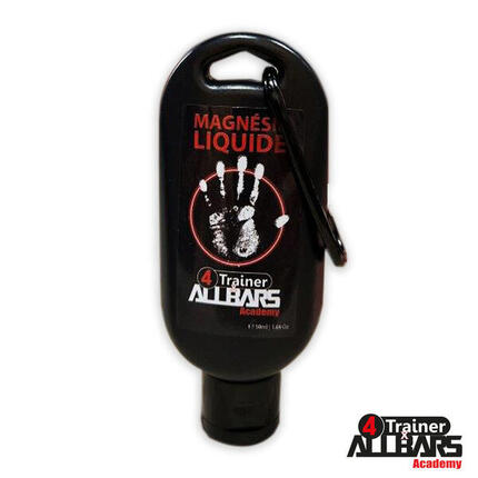 MAGNÉSIE LIQUIDE - Tube 50 ml avec mousqueton - 4TRAINER x ALLBARS
