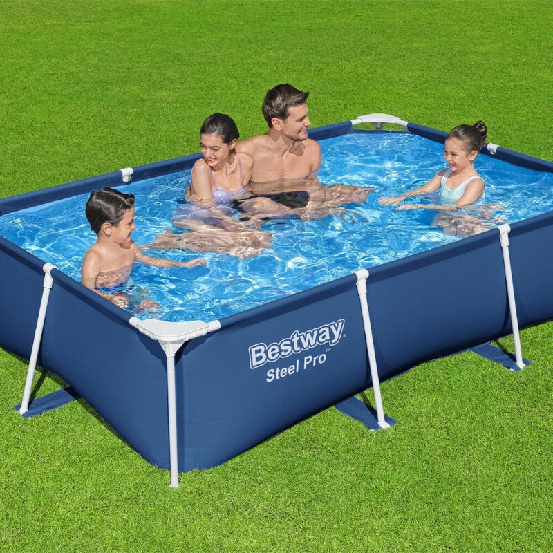 Piscine Bestway Steel Pro - 259 x 170 x 61 cm avec Accessoires - 5640337