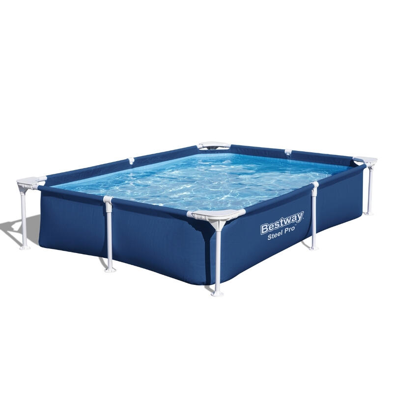 Piscine Bestway Steel Pro - 221 x 150 x 43 cm avec Accessoires - 5640141