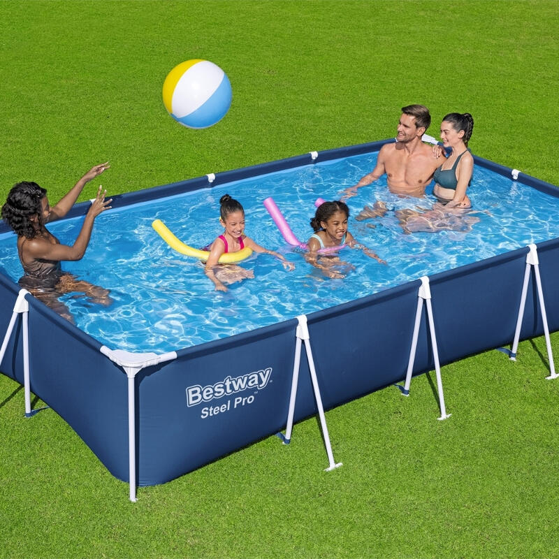 Piscine Bestway Steel Pro - 400 x 211 x 81 cm avec Accessoires - 5642459