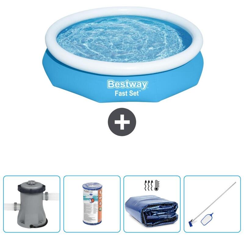 Piscine Bestway Fast Set - 305 x 66 cm avec Accessoires - 5745854