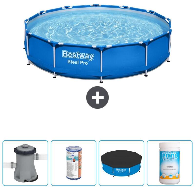 Piscine Bestway Steel Pro - 305 x 76 cm avec Accessoires - 5667951