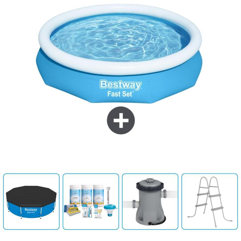 Piscine Bestway Fast Set - 305 x 66 cm avec Accessoires - 574564