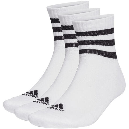 Skarpety adidas 3-Stripes Cushioned Sportswear Mid-Cut Socks 3P
