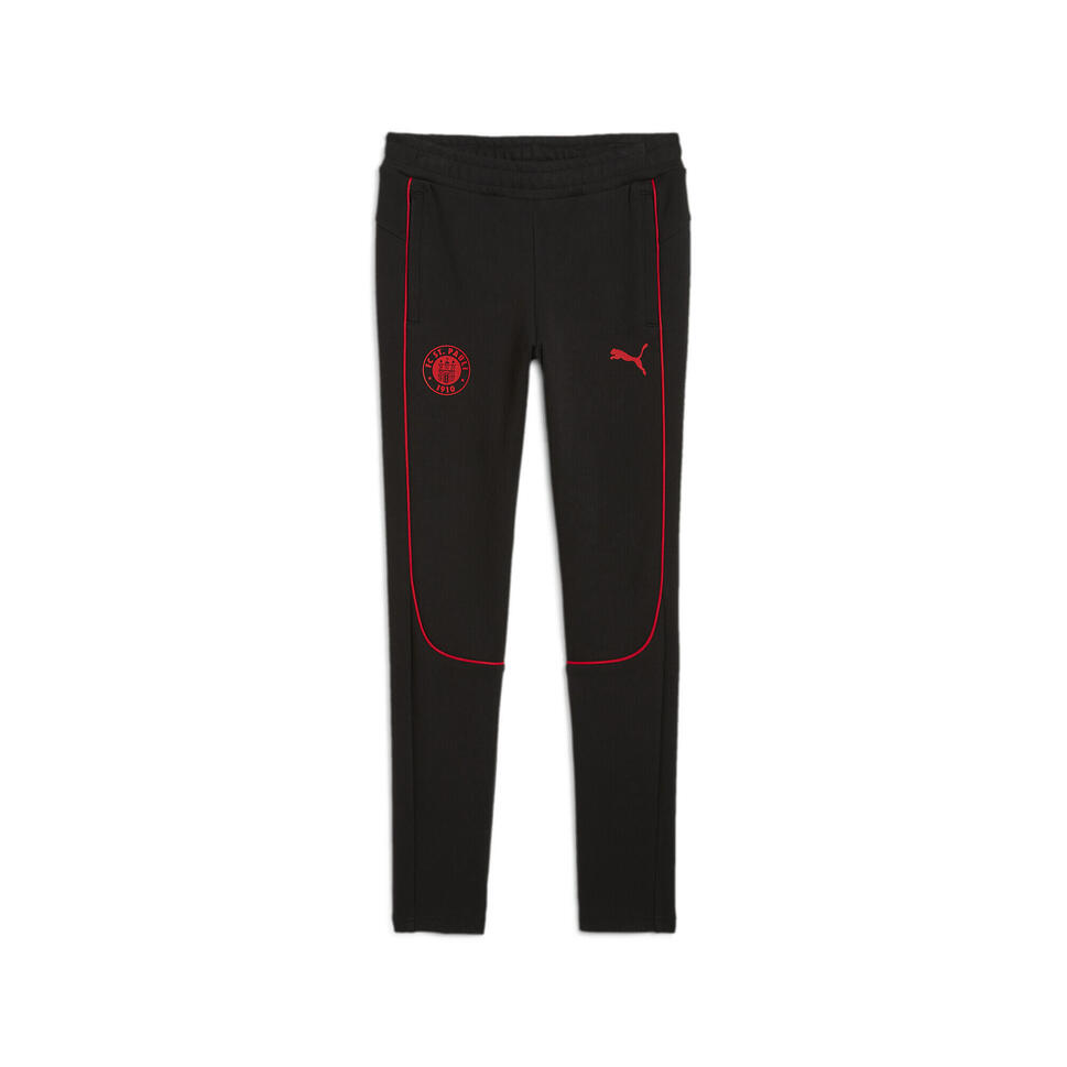Młodzieżowe spodnie Casuals FC St. Pauli PUMA Black Red