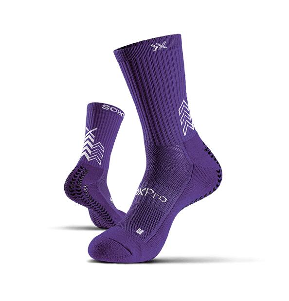 GEARXPRO SOXPro Classic Antislip Grip Voetbalsokken Paars