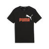 Camiseta Essentials+ Logo bicolor Niño PUMA Redmazing White Red