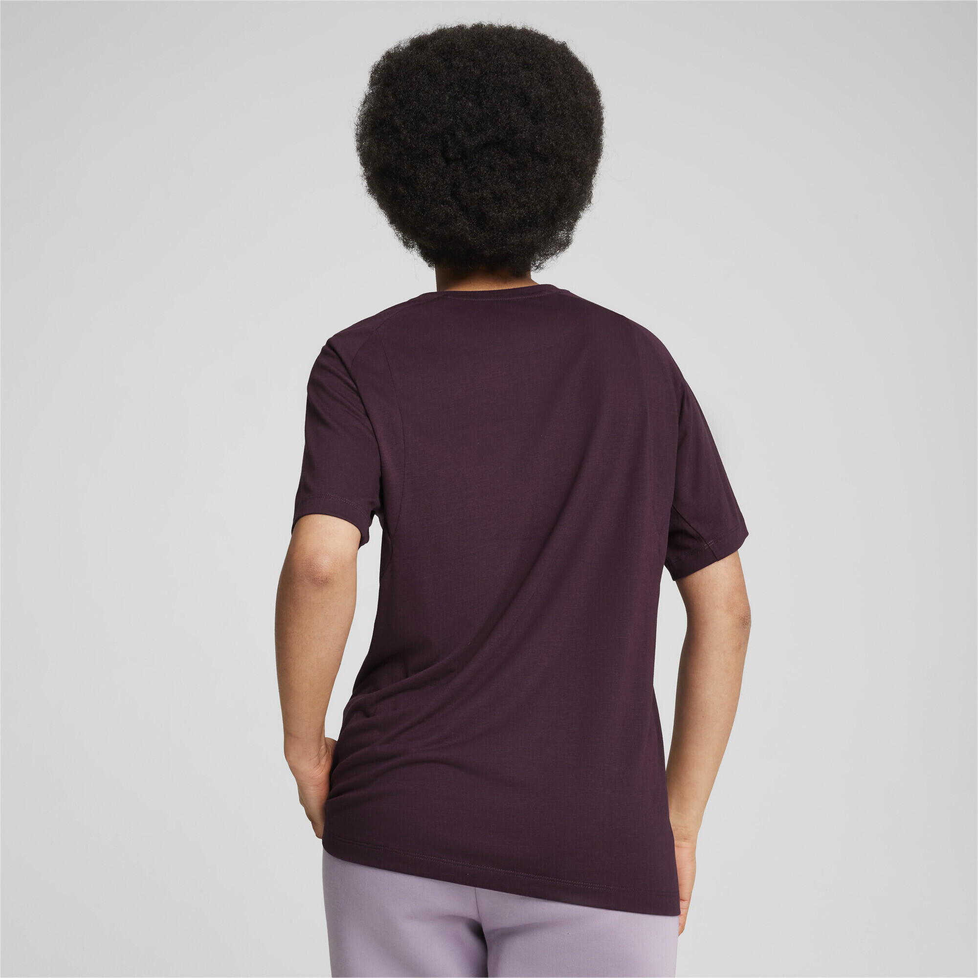 EVOSTRIPE T-Shirt Damen PUMA Midnight Plum Purple 5/7