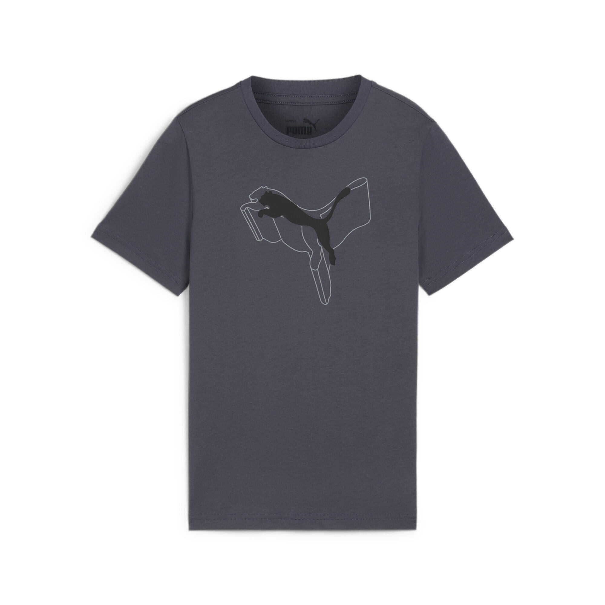 T-shirt à imprimés ESS+ LOGO LAB Enfant et Adolescent PUMA Galactic Gray 1/3