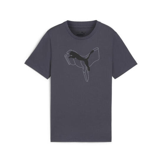 T-shirt à imprimés ESS+ LOGO LAB Enfant et Adolescent PUMA Galactic Gray