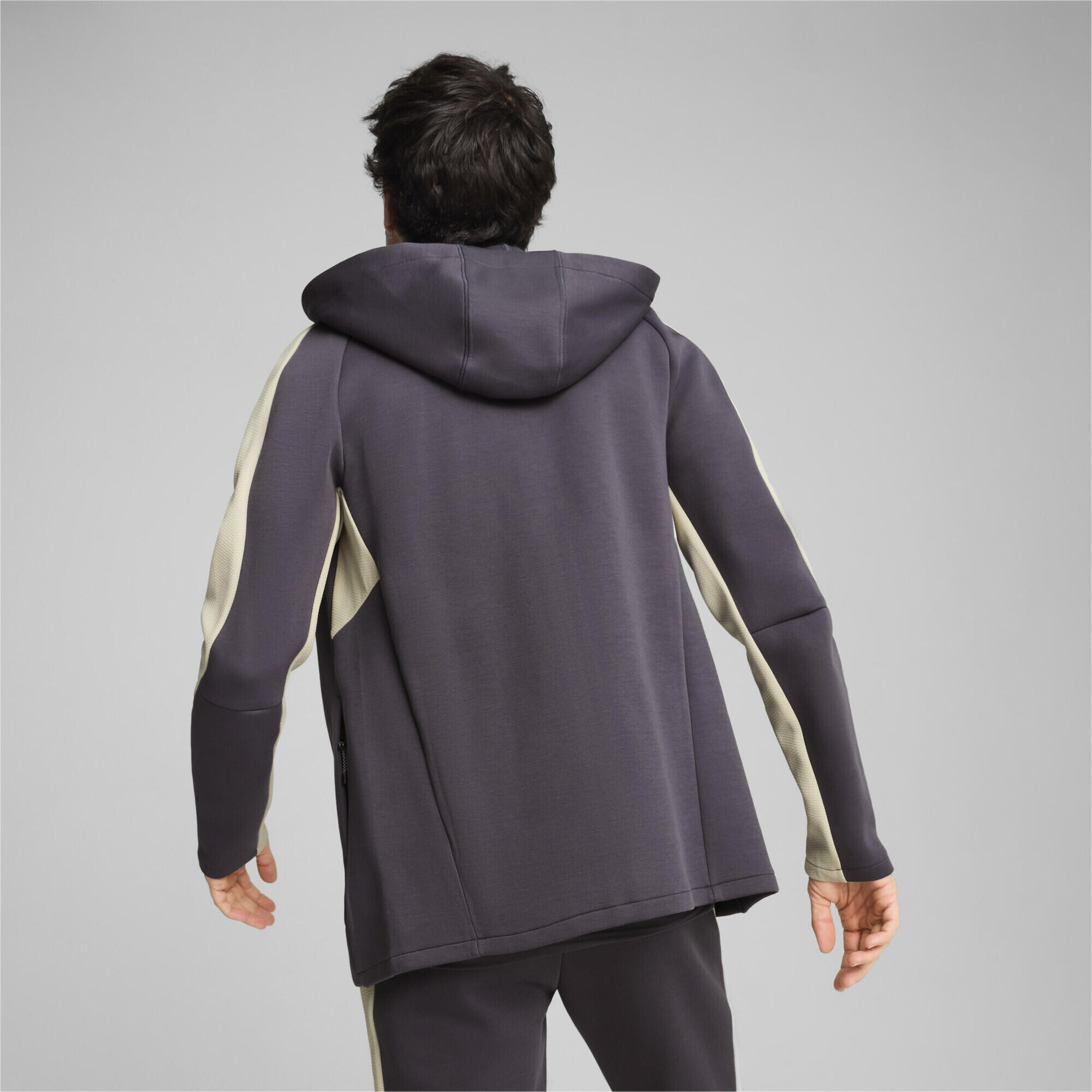 Hoodie entièrement zippé EVOSTRIPE Homme PUMA Galactic Gray 6/7