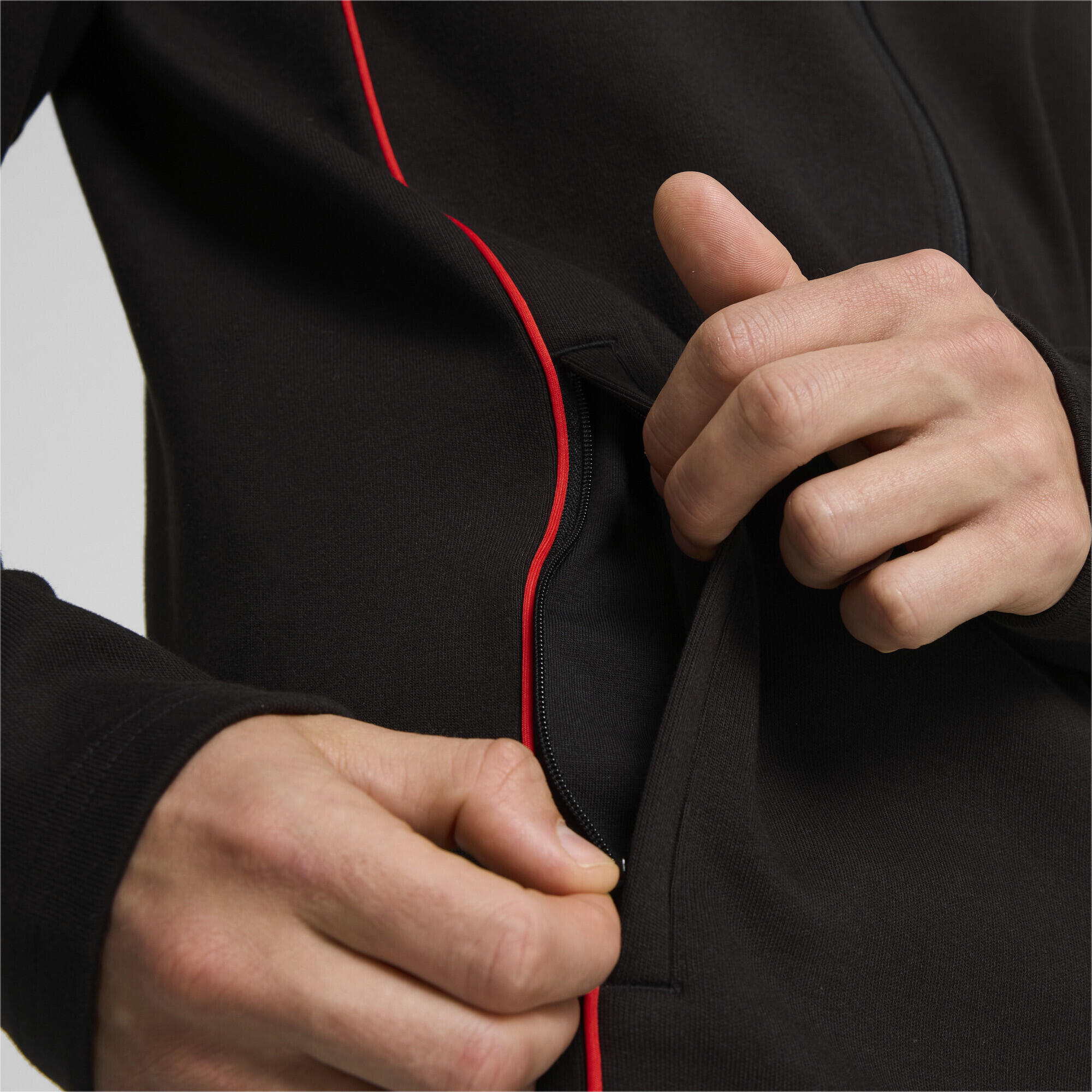 Veste zippée à capuche Casuals FC St. Pauli Homme PUMA Black Red 7/7