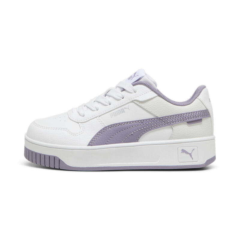 Carina Street sneakers voor kinderen PUMA White Pale Plum Silver Purple Metallic