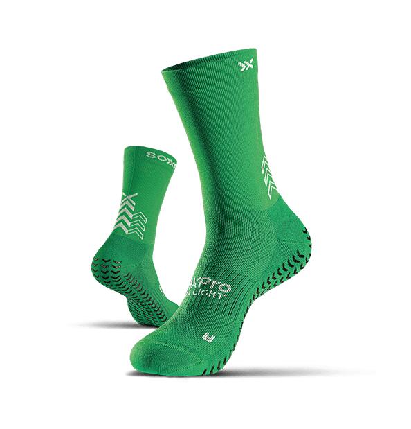 GEARXPRO SOXPro Ultra Lichtgroene Antislip Grip Voetbalsokken