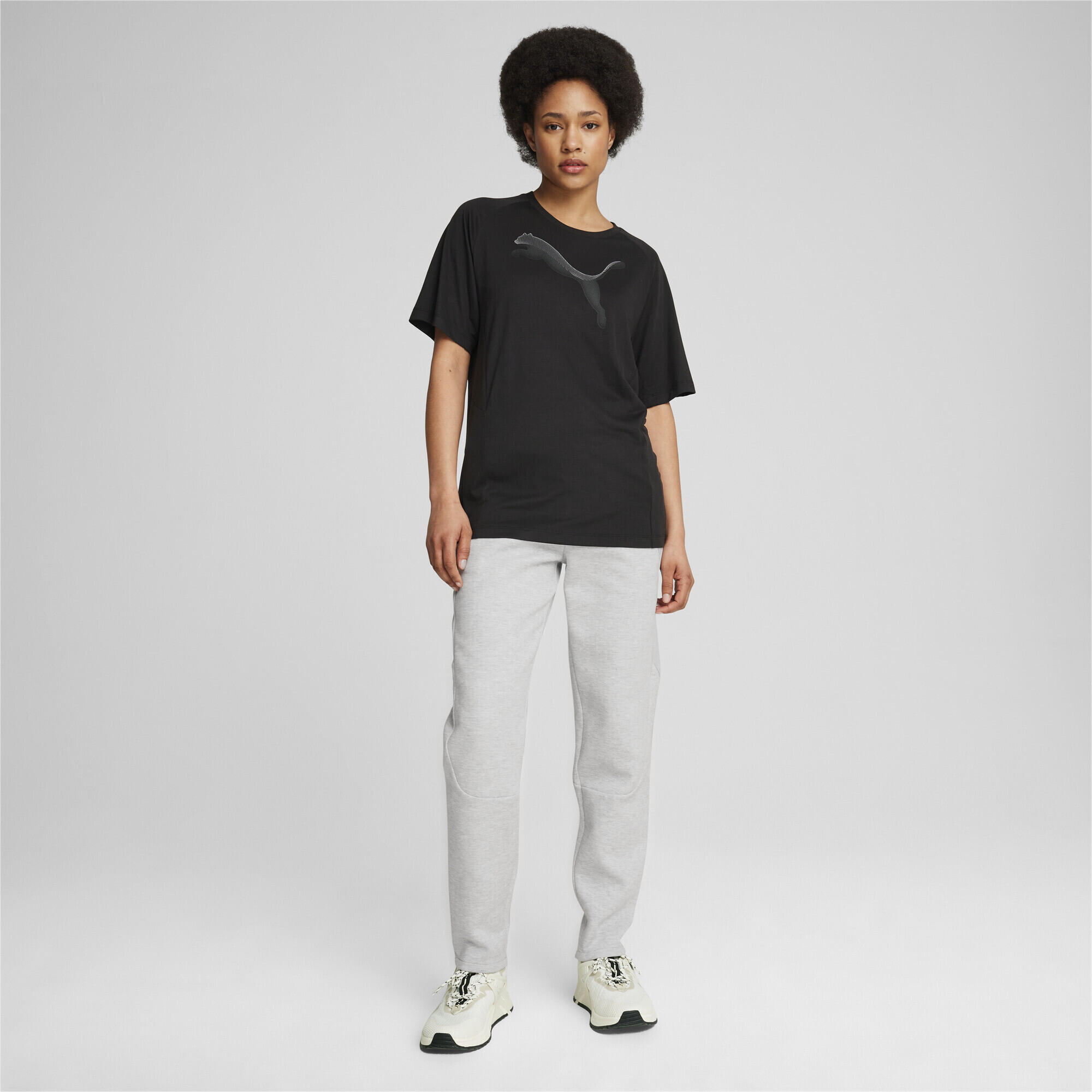 EVOSTRIPE broek voor dames PUMA Light Gray Heather 4/7