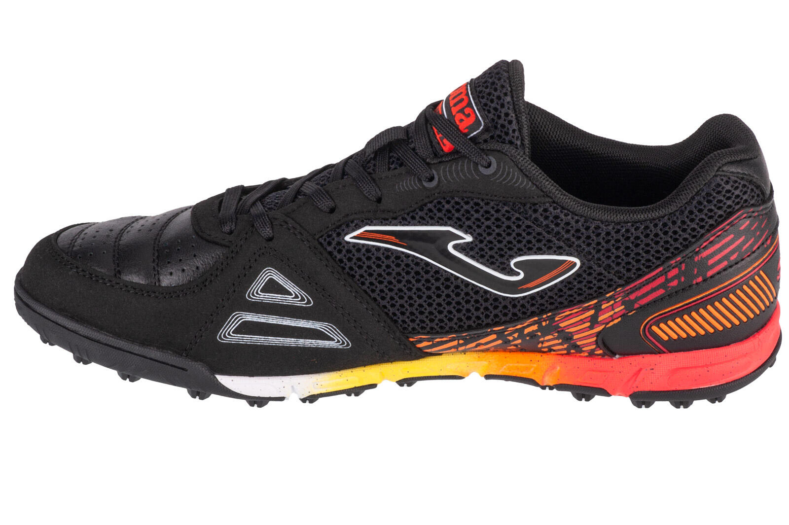 Joma Mundial Turf scarpe da calcio uomo - Nero/Rosso 2/7