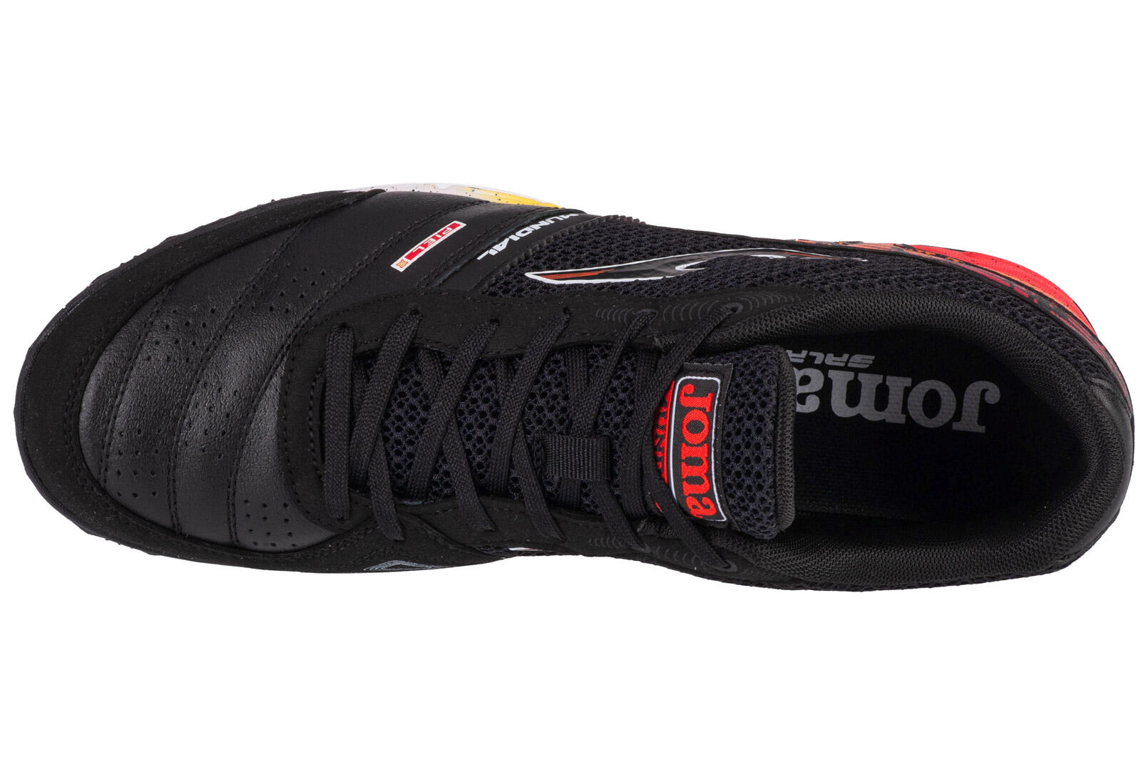 Joma Mundial Turf scarpe da calcio uomo - Nero/Rosso 3/7