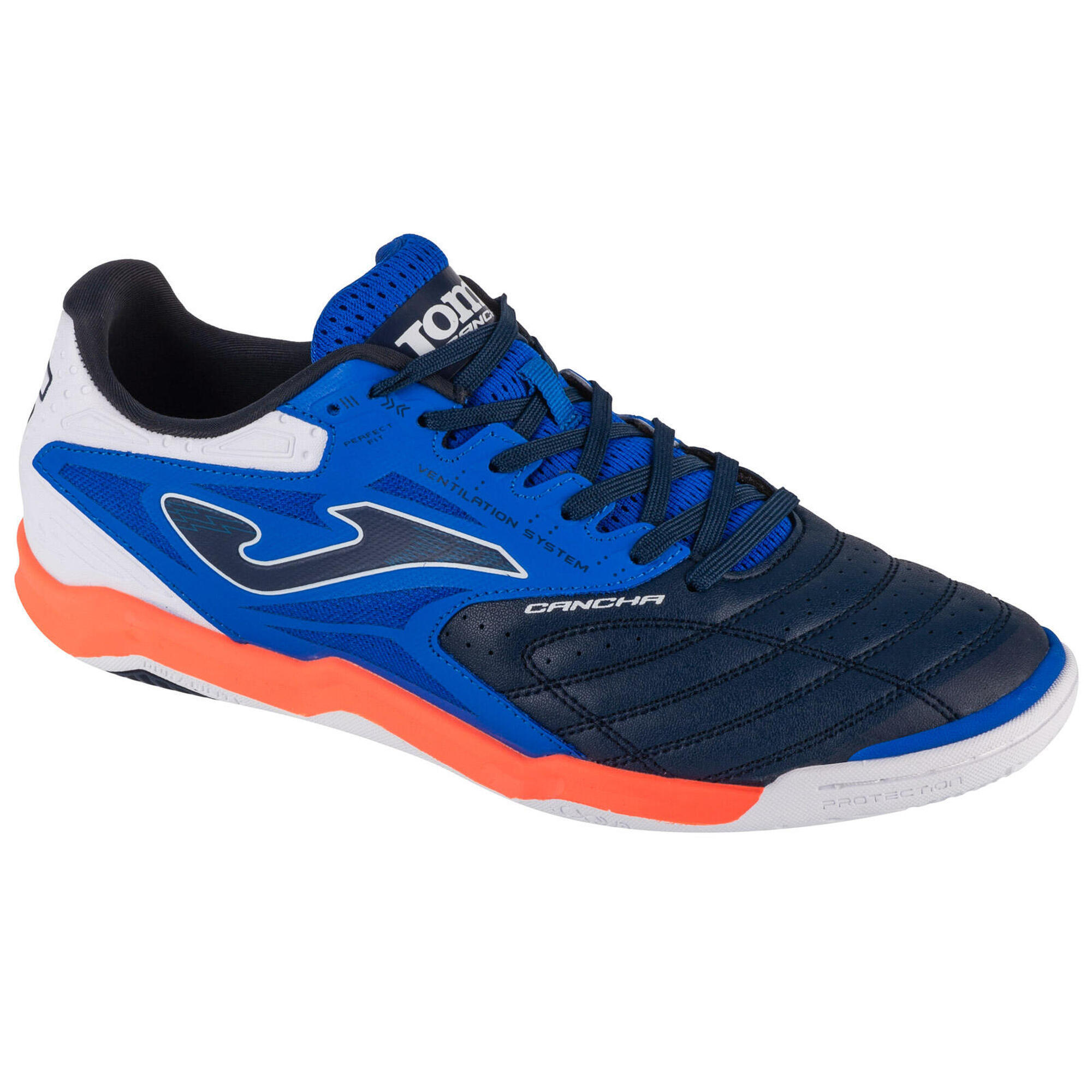 Joma - Bottes De Foot Hommes Joma Cancha Bleu - Chaussures De Futsal - Bleu - 40 - Decathlon