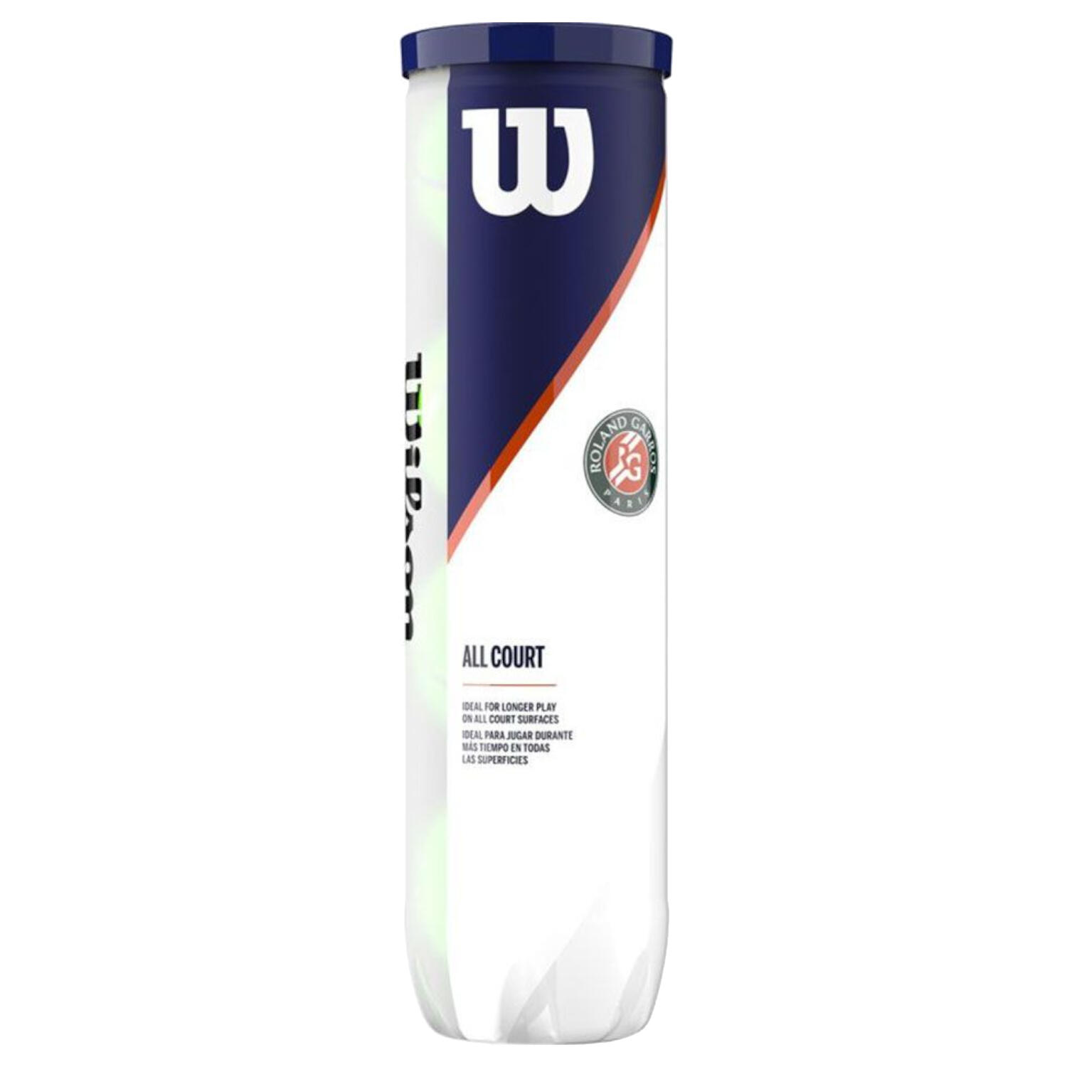 WILSON Tennis balls Roland Garros All Court 4 Pack Tennis Ball