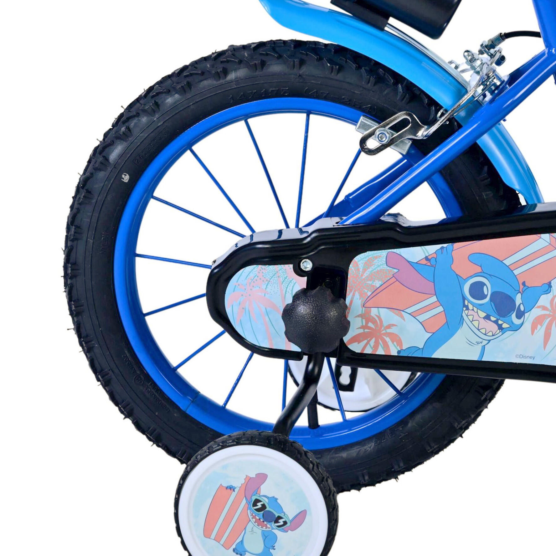 Bicicleta Criança 14 Polegadas Stitch 4-6 Anos 3/4