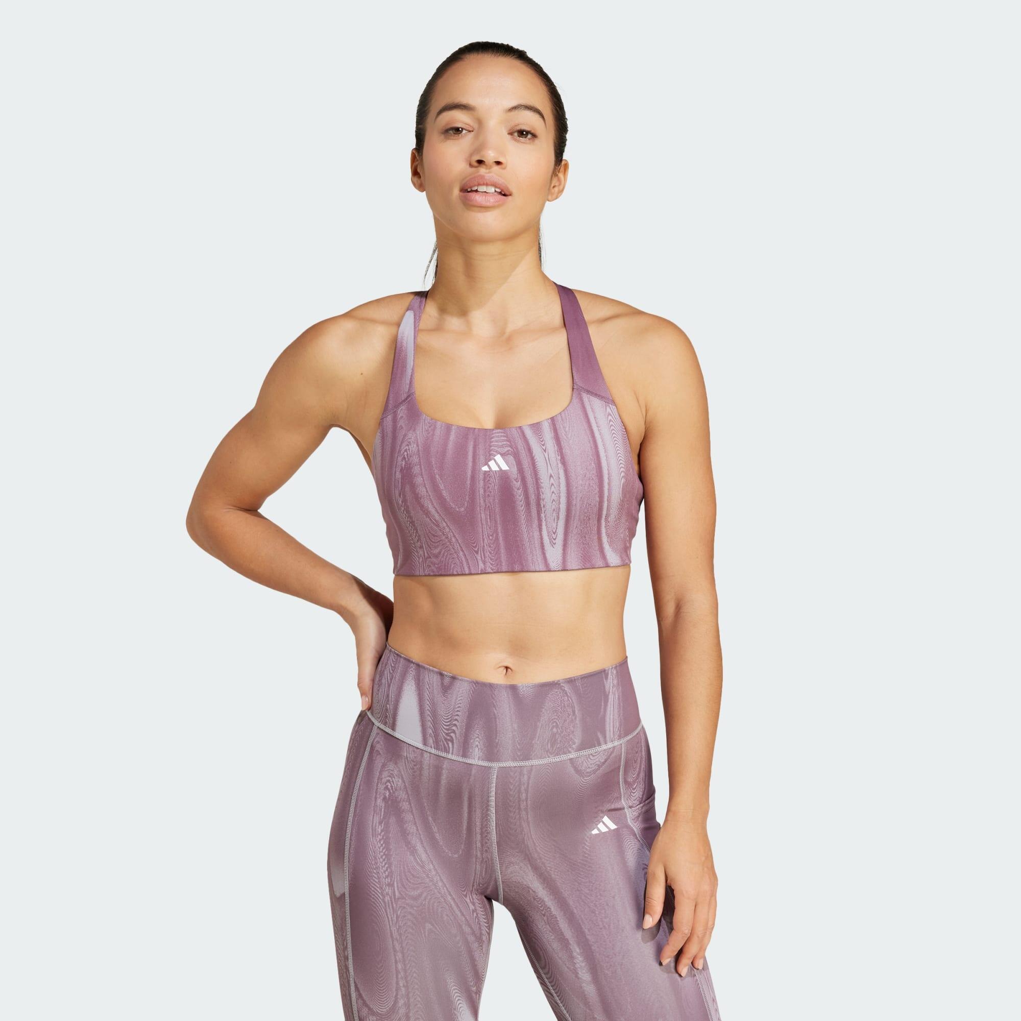 ADIDAS Powerimpact Training Medium-Support 3-Streifen Sport-BH