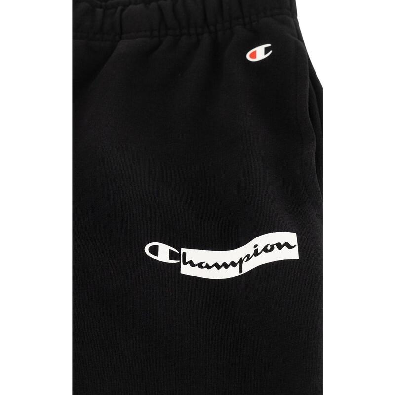 Pantalones Champion Acanalado Negro Adulto