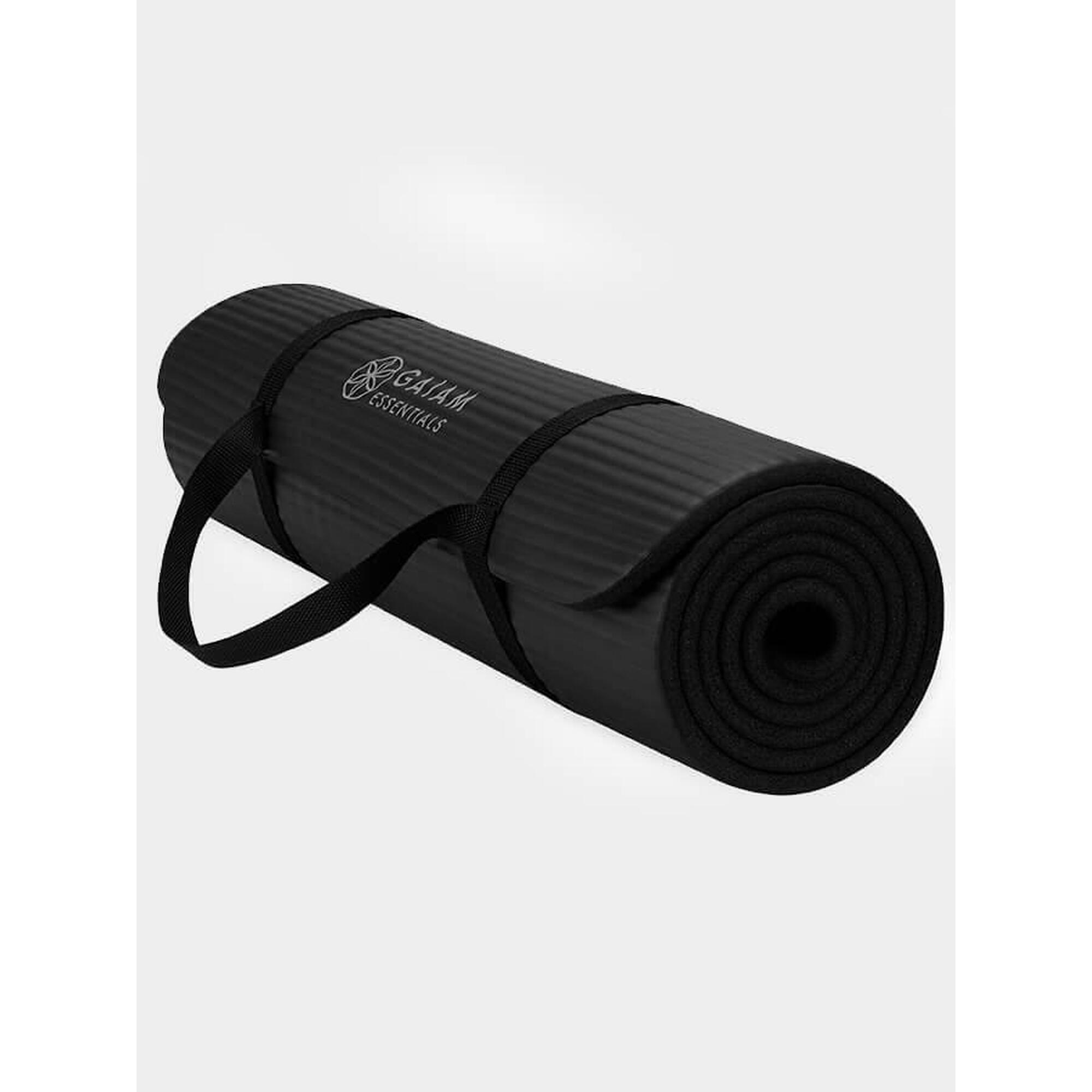 Saltea Pilates Gaiam 1cm - Neagră