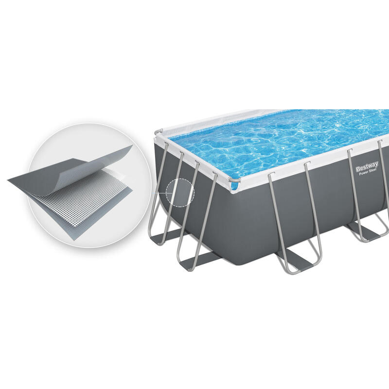 Basen stelażowy ogrodowy 412x201x122 cm zestaw 18w1 Bestway 56456N