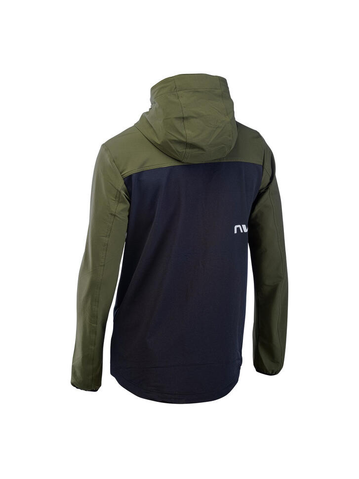 Kurtka rowerowa gravel NORTHWAVE RAMPAGE Lightshell Dwr zielono czarny