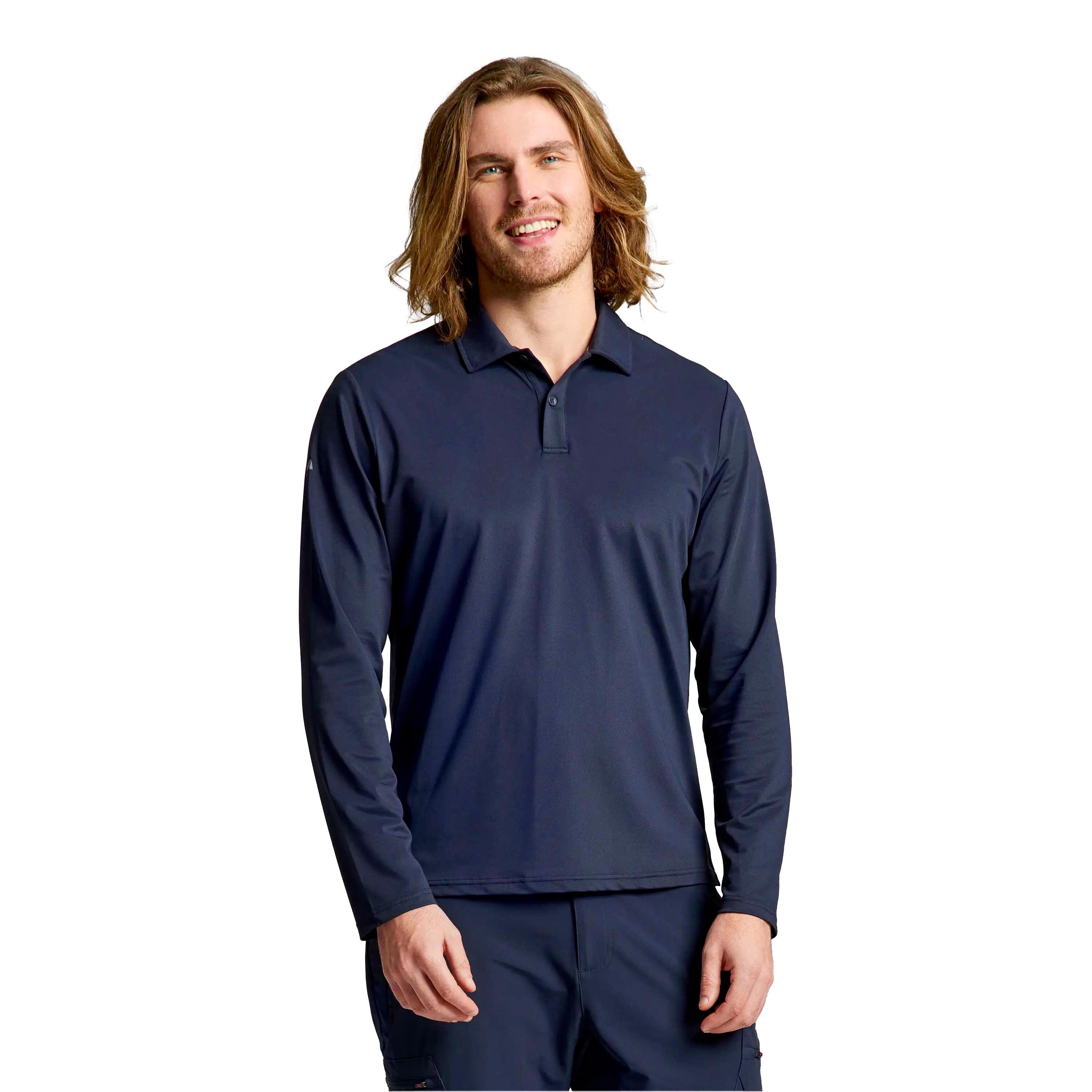 Slam Tech Pique Polo Ls Adulto