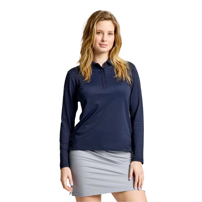 Slam Ws Tech Pique Polo Ls Vrouwen