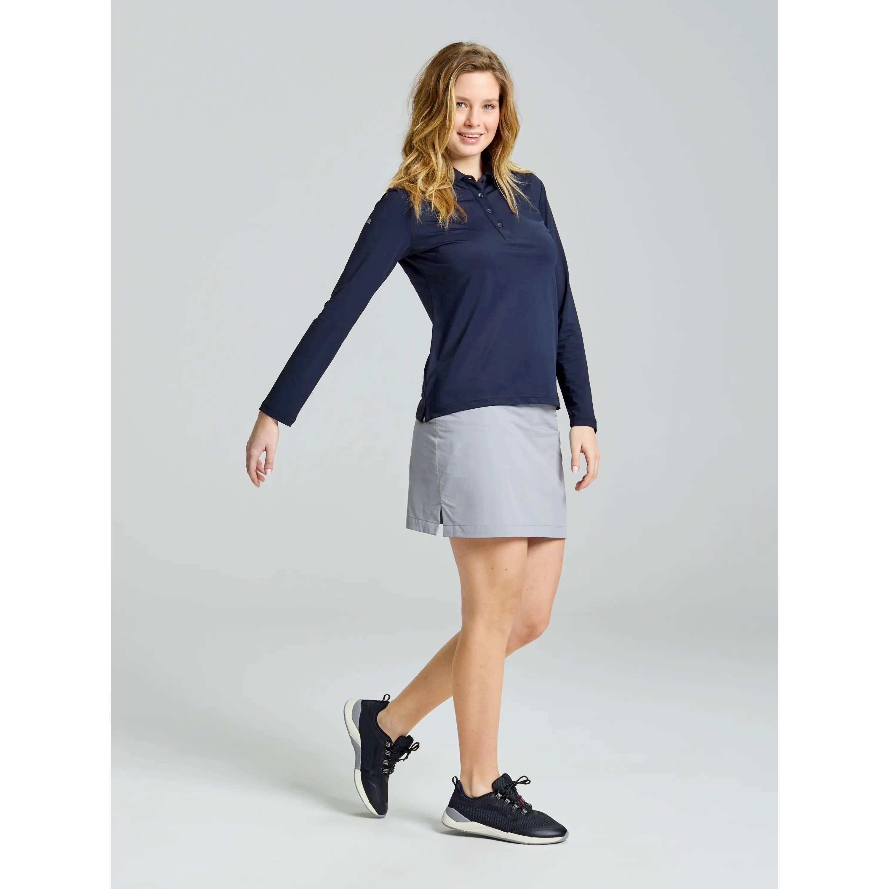 Slam Ws Tech Pique Polo Ls Donna 2/5