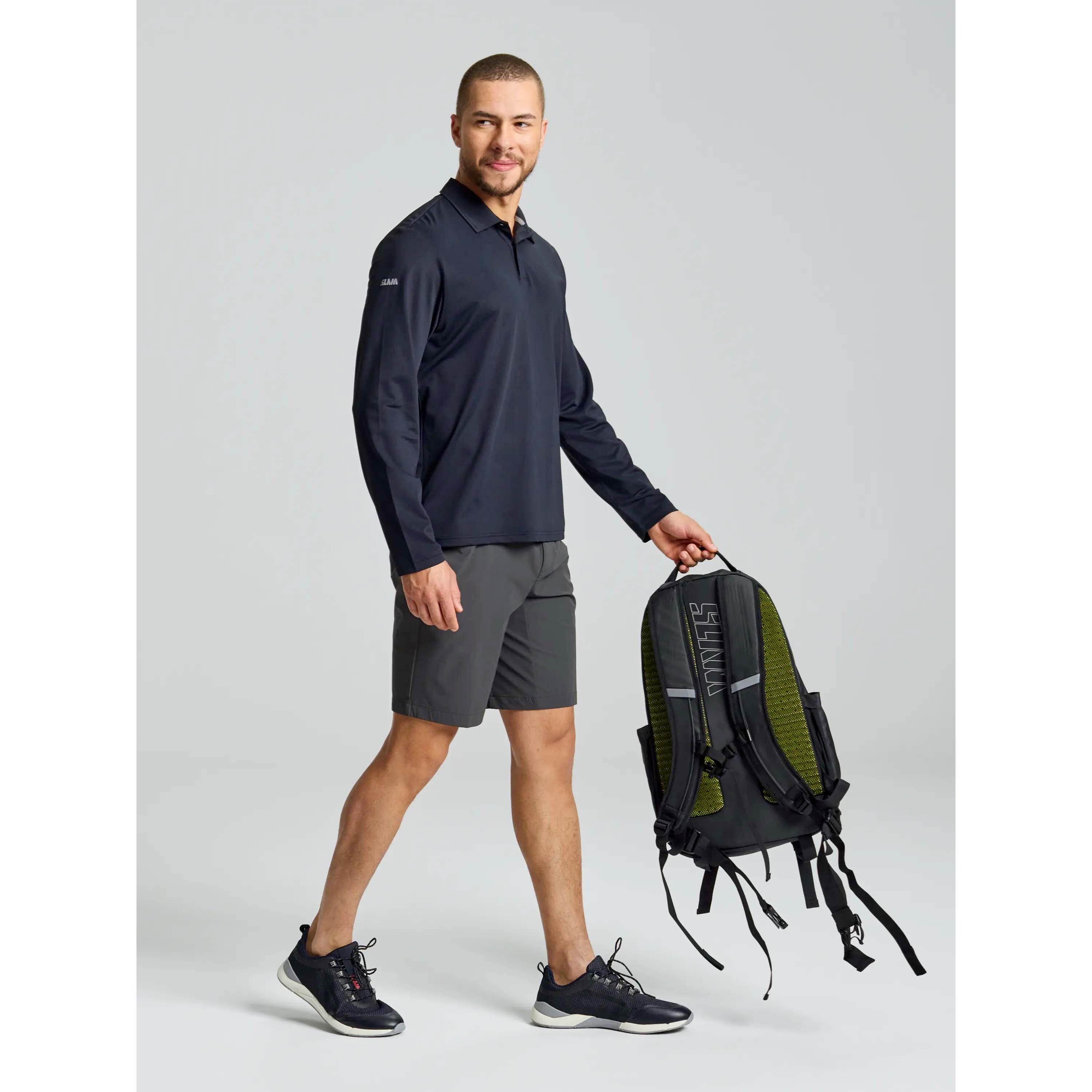 Polo Slam Tech Piqué Ls Adulto 2/5