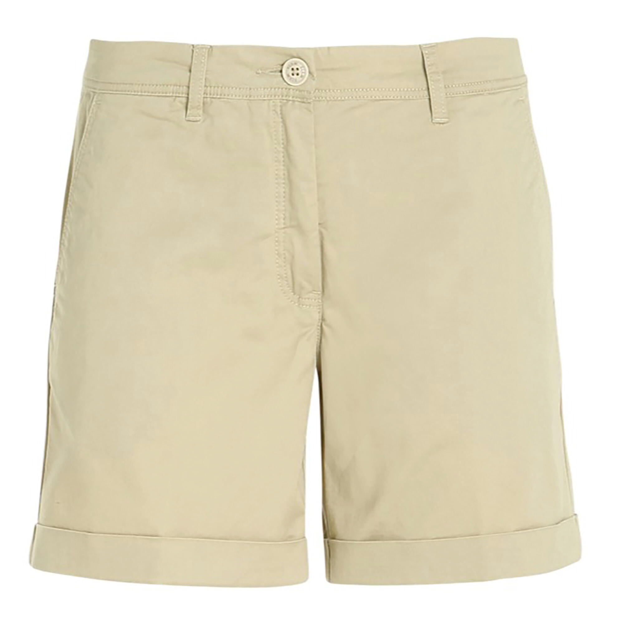Slam - Slam Deck Ws Lgt Pantalon Court Chino Femme - Short - Beige - 36 Xs - Decathlon