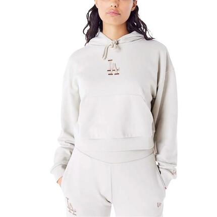 New Era Mlb Lifestyle Crop Hoody Losdod Stnabr Sweatshirt Dame