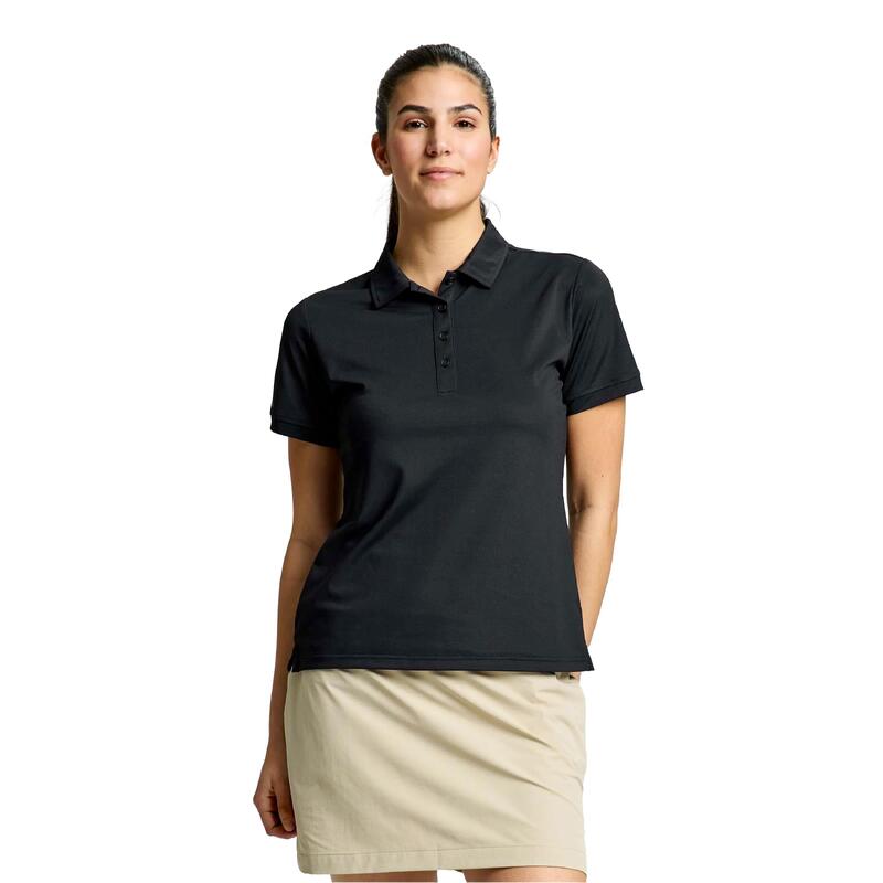 Slam Ws Tech Pique Polo Ss Femme