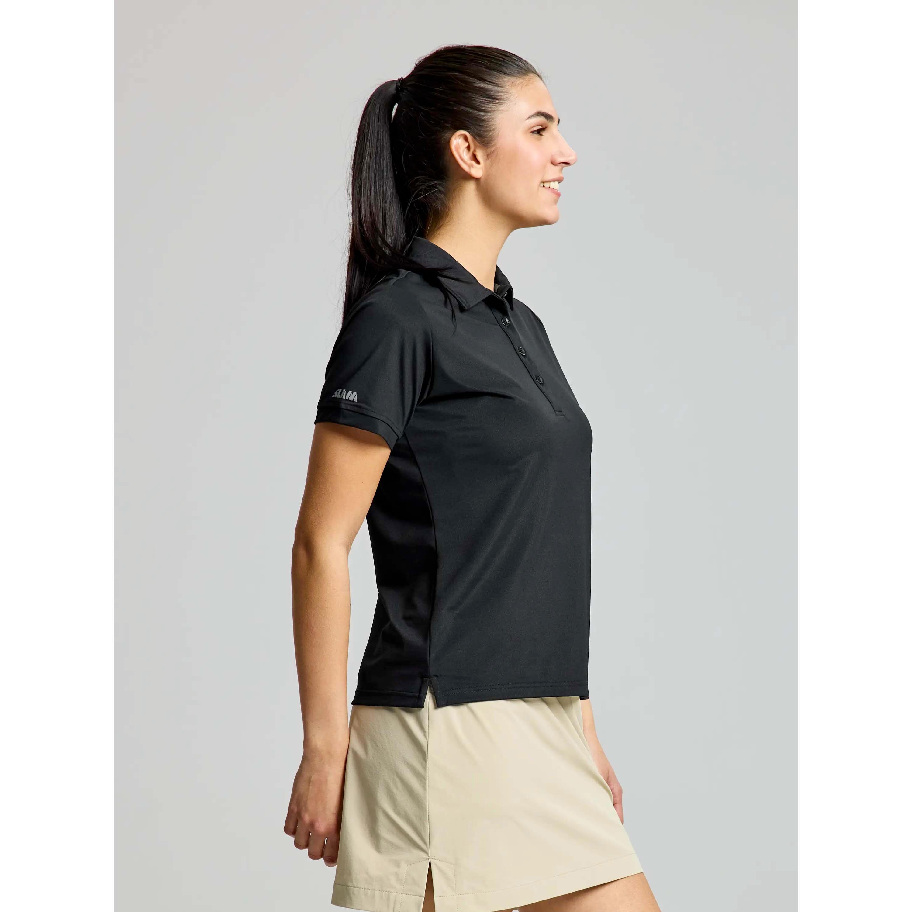 Slam Ws Tech Pique Polo Ss Vrouwen 4/4