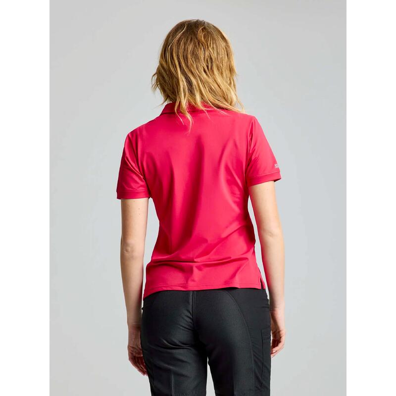 Slam Ws Tech Pique Polo Ss Vrouwen