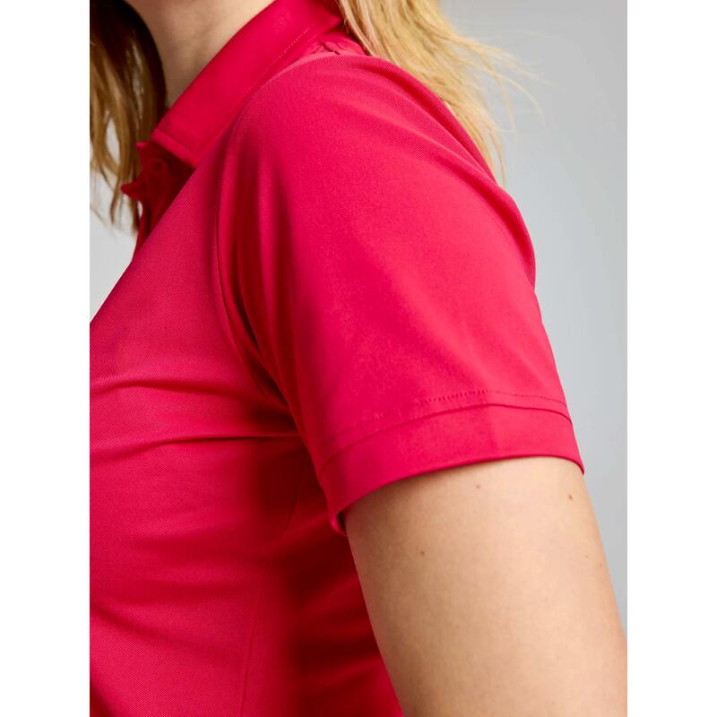 Slam Ws Tech Pique Polo Ss Femme