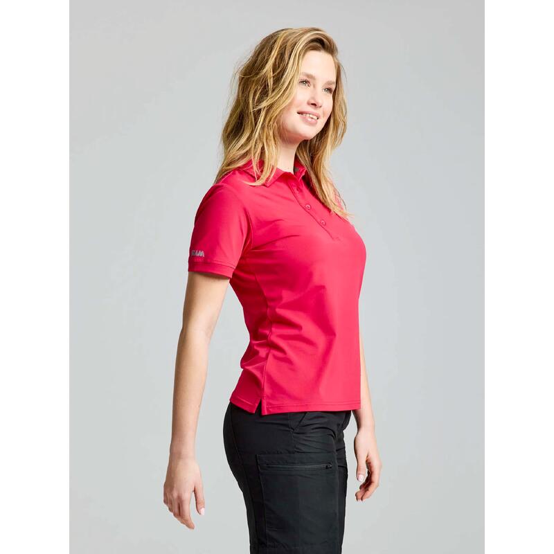 Slam Ws Tech Pique Polo Ss Femme